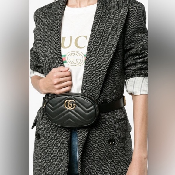 Gucci Black Maltese belt bag - Picture 3 of 16